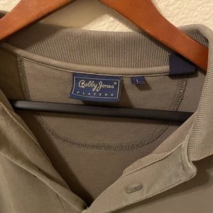 Bobby jones long s leaves brown polo